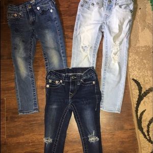 Little girls True Religion size 4t pants